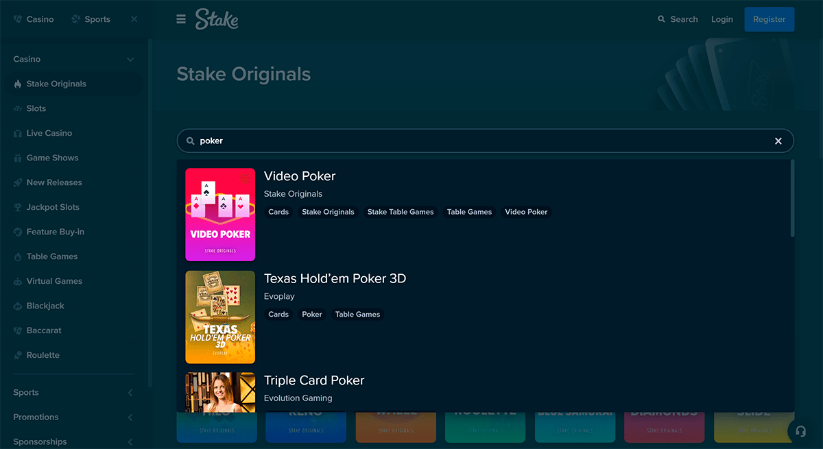 stake.com ux features
