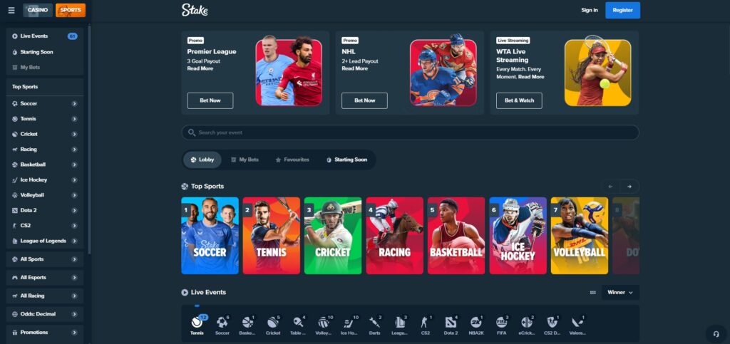 Stake Review: Sportsbook