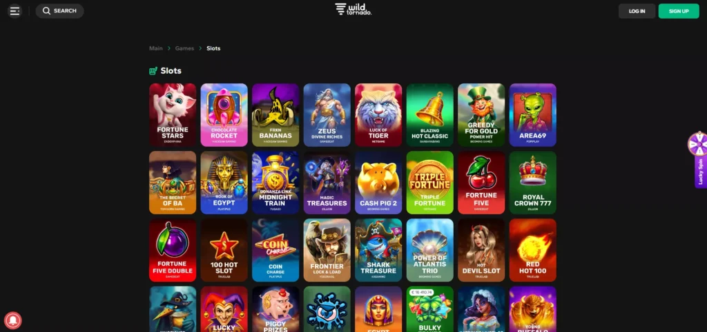 Wild Tornado Review: Casino