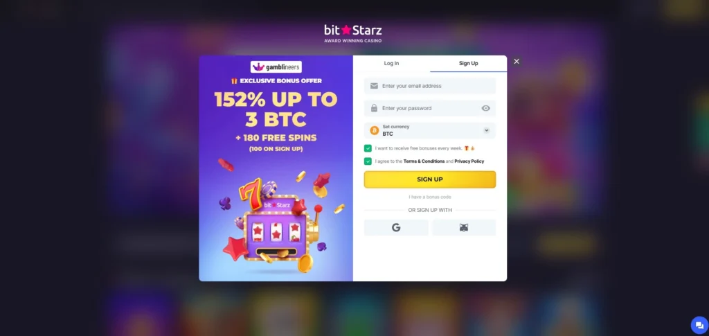BitStarz Review: Registration