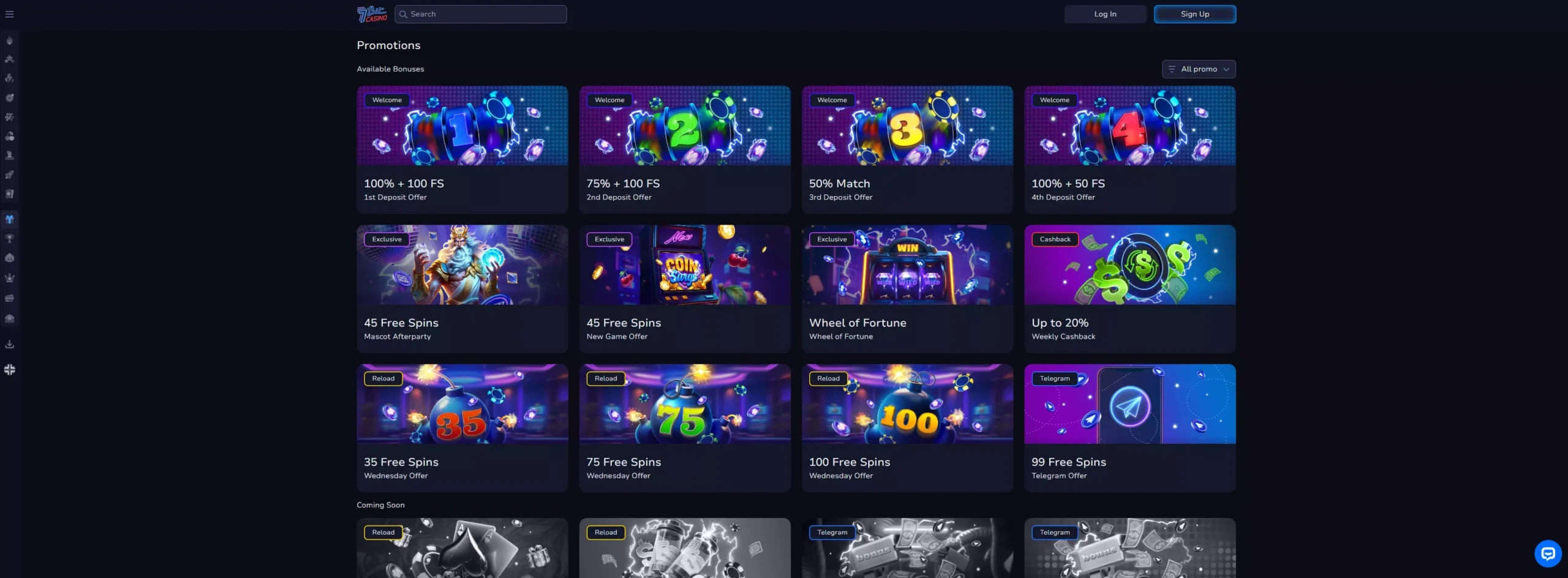 7Bit Casino Review: Bonuses and Promotions