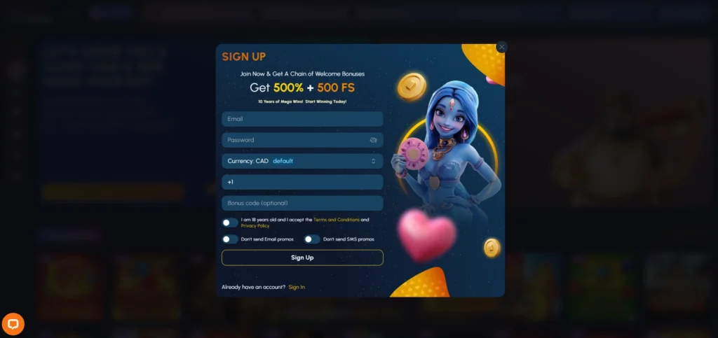 BetChain Review: Registration