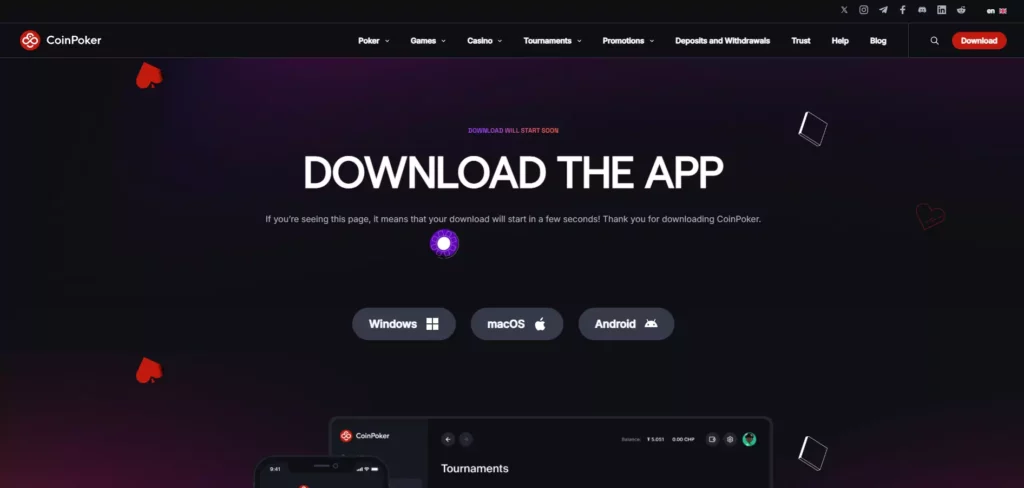 CoinPoker Review: Registration