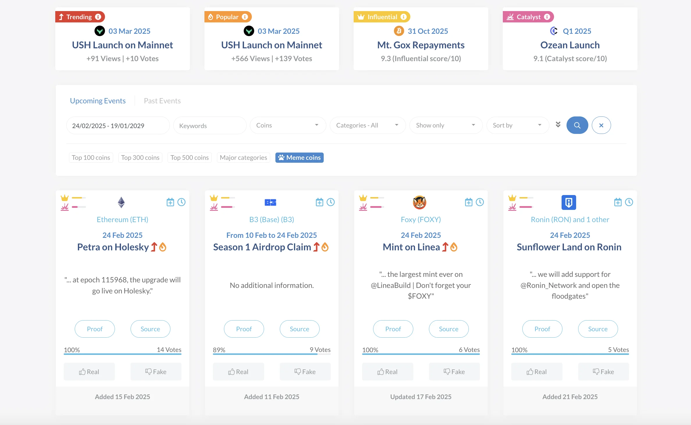 CoinMarketCal