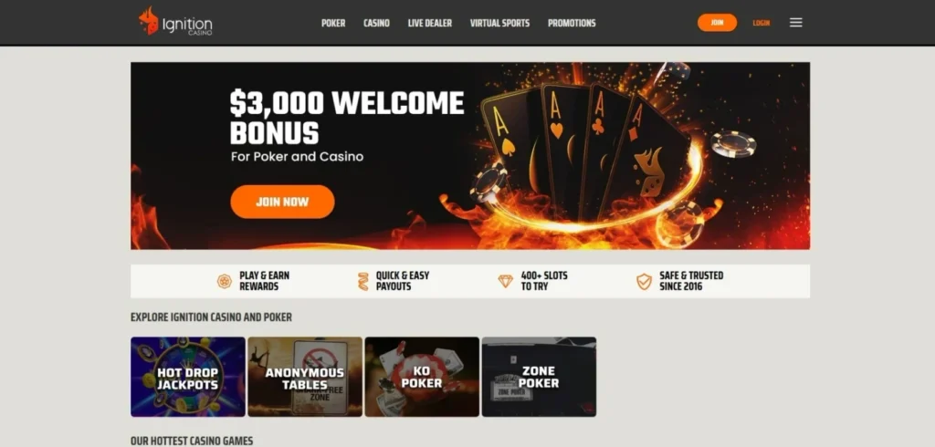 Ignition Review: Homepage