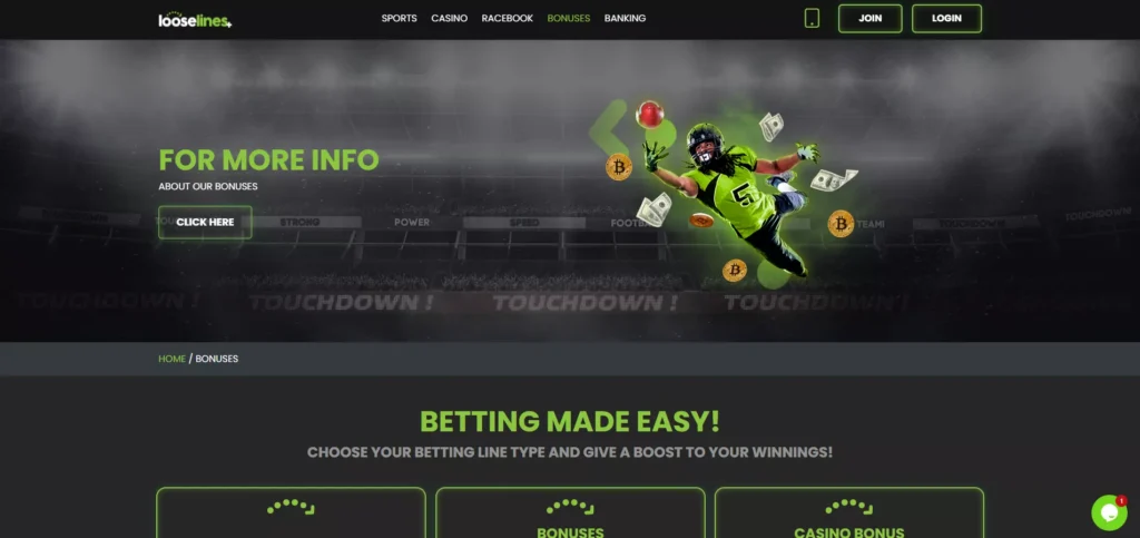 Looselines Review: Bonuses and Promotions