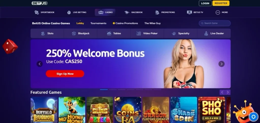 BetUS Review: Casino