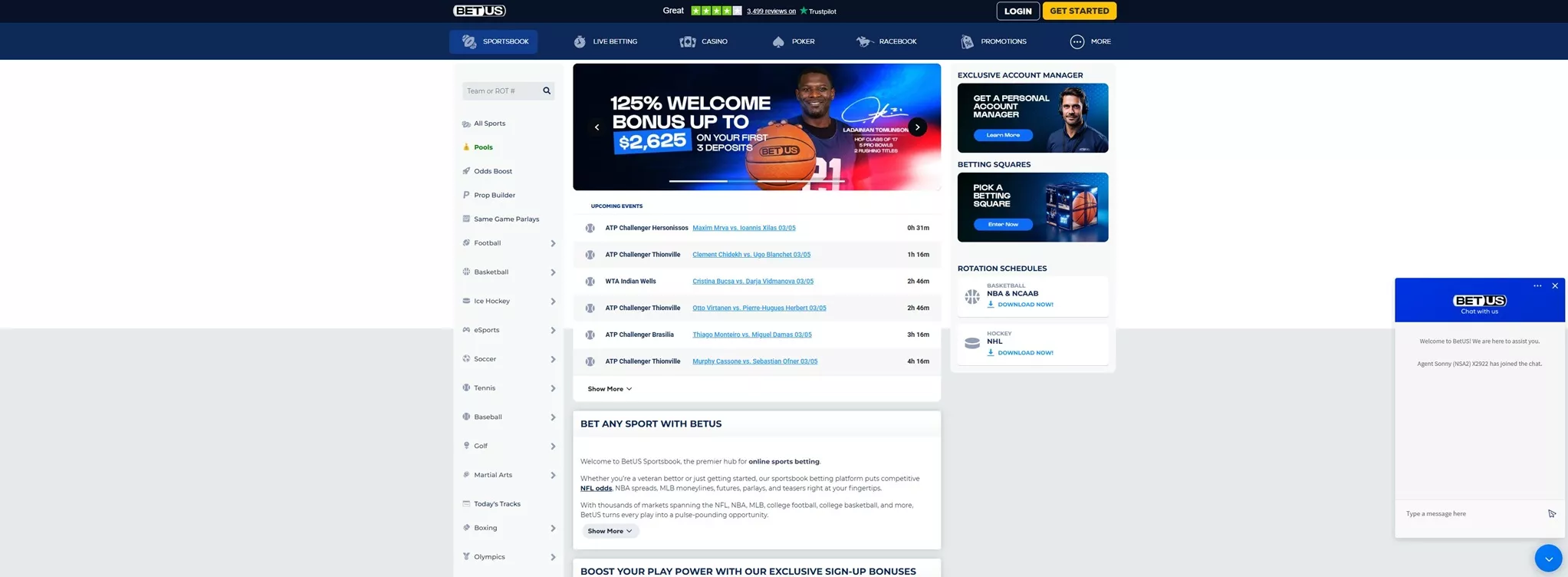 BetUS Review: Customer Support
