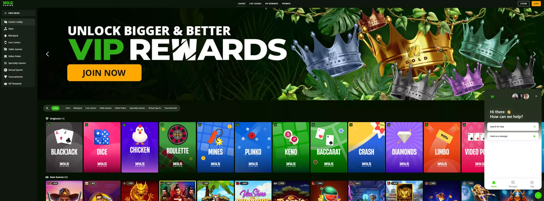 Wild Casino Review: Customer Support