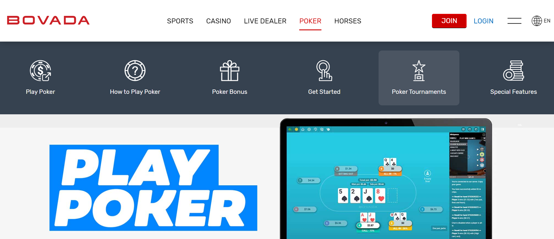 Visit Bovada.lv
