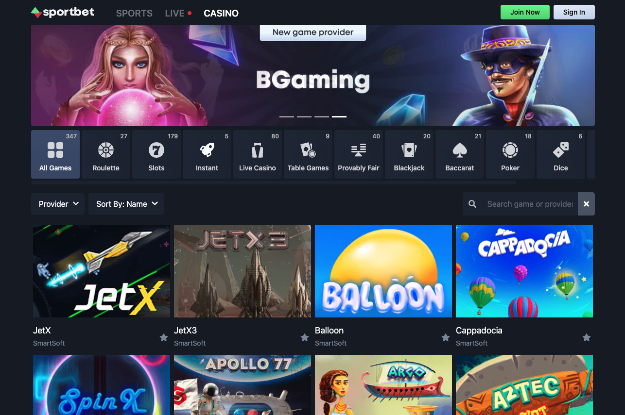 Visit Sportbet.one