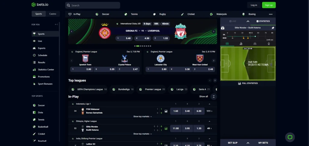 Bets.io Review: Sportsbook
