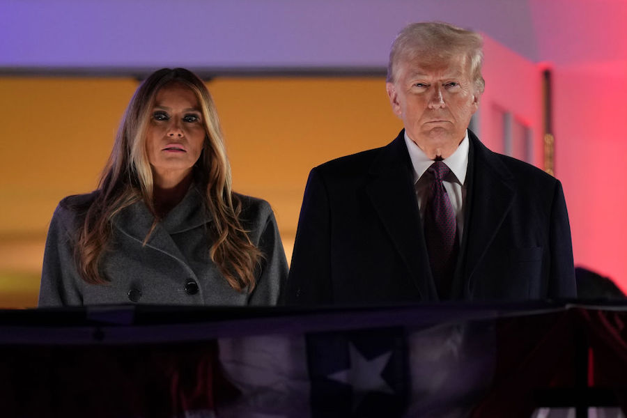 Donald and Melania