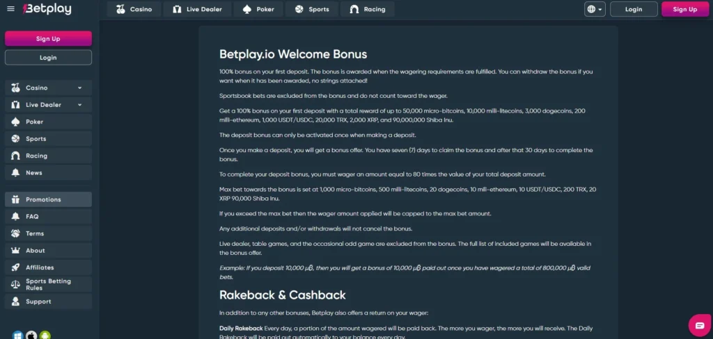 Betplay Review: Bonuses and Promotions