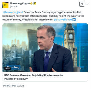 Mark Carney BoE