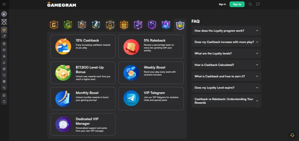 GameGram Review: VIP Program