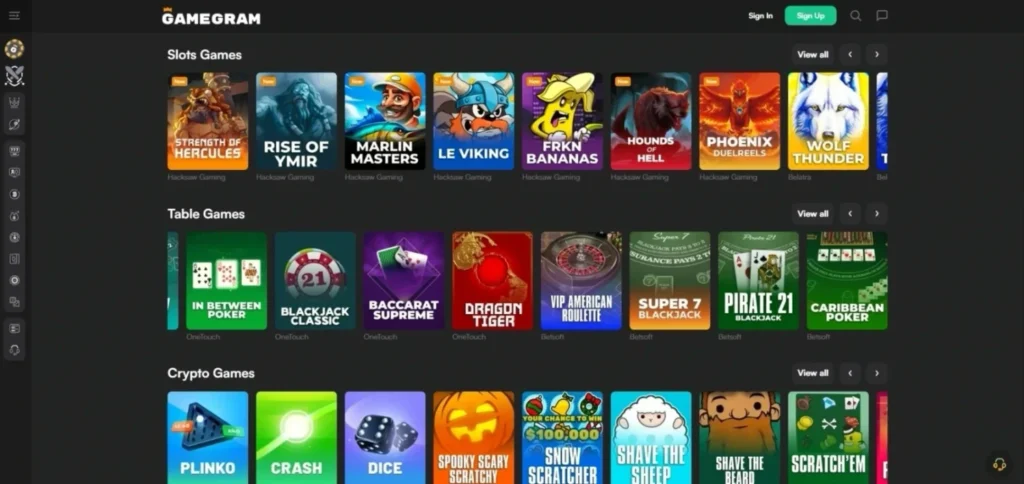 GameGram Review: Casino