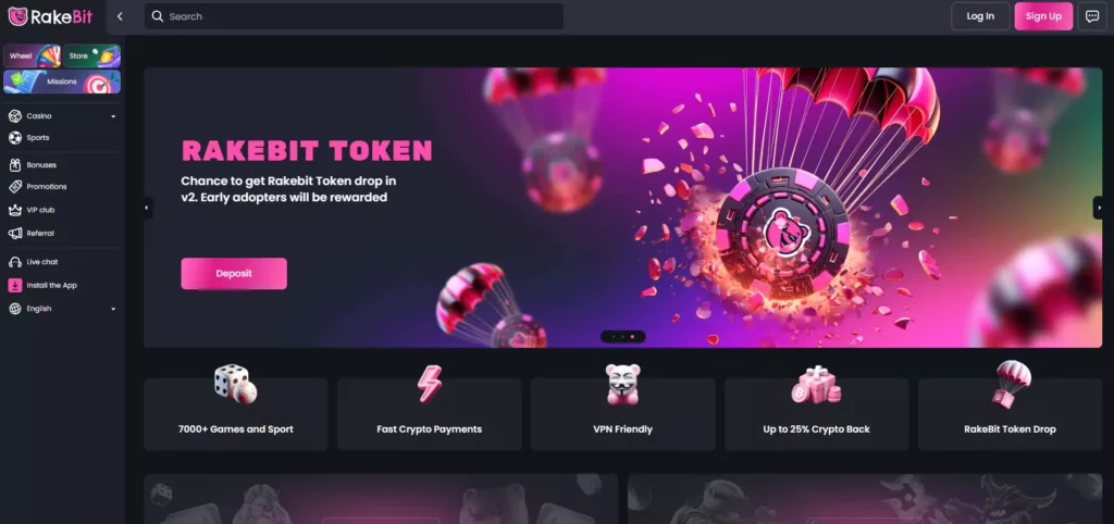 rakebit homepage