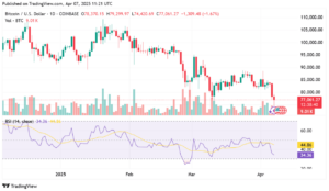 Bitcoin monthly chart