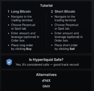 How to long and short Bitcoin on Hyperliquid