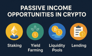 Different passive income opportunities in crypto