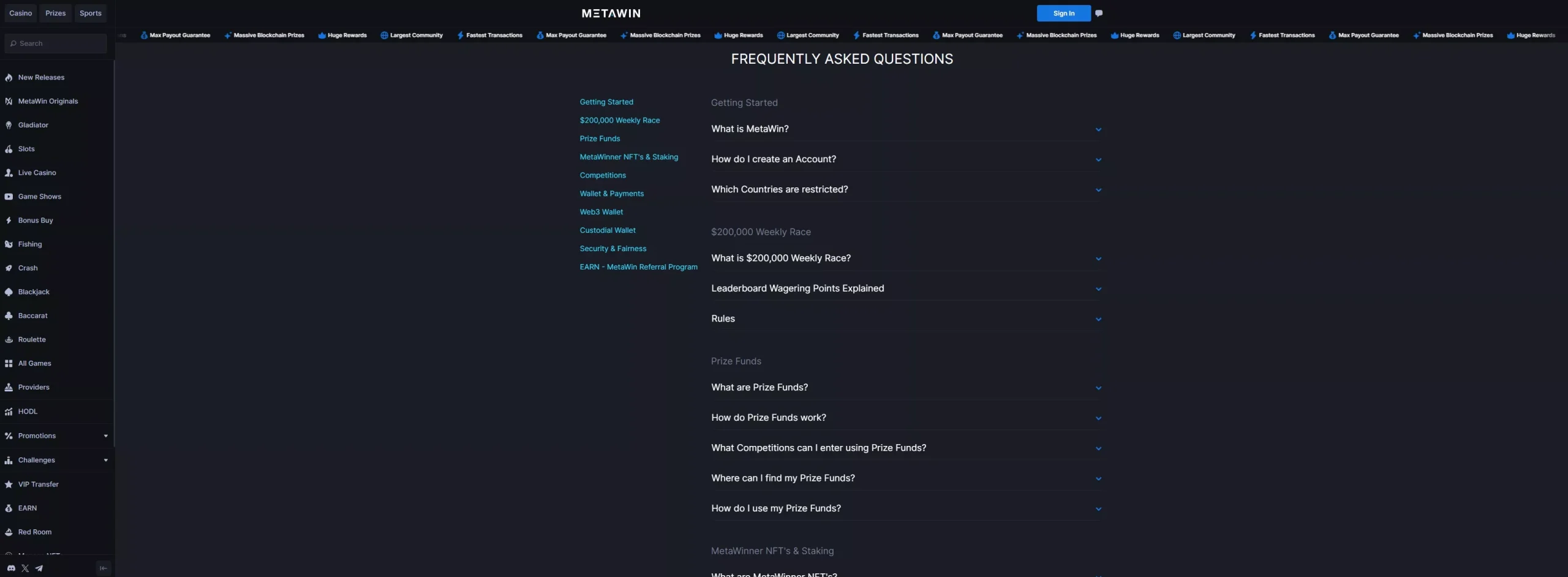 Metawin Review: Customer Support