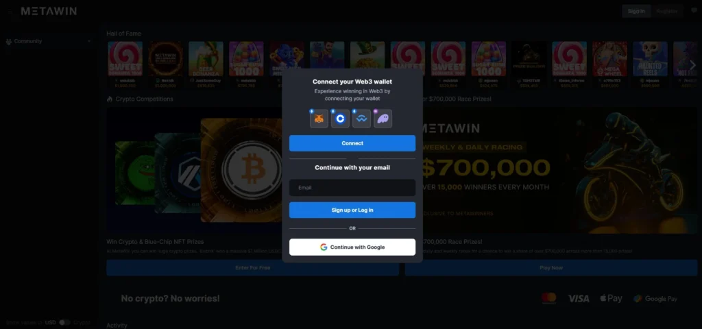 MetaWin Review: Registration