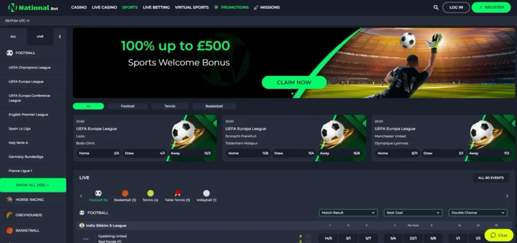 NationalBet Review: Sportsbook