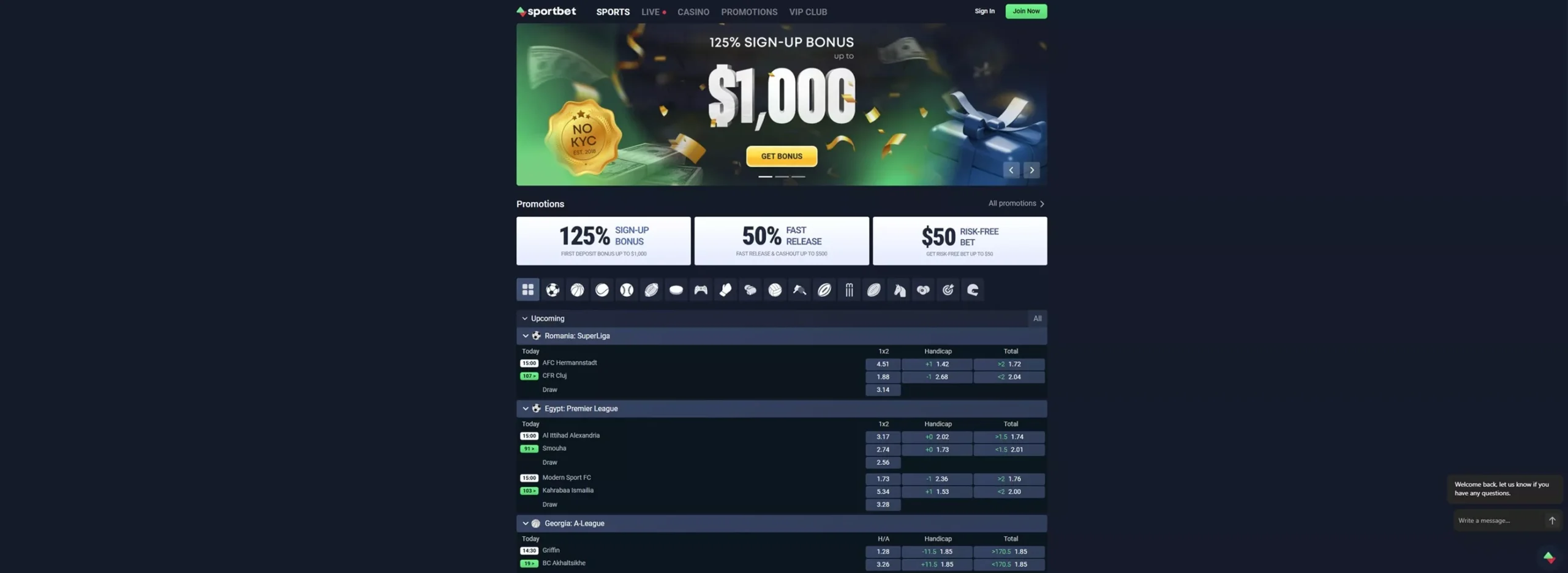 Sportbet.one Review: Sportsbook