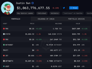 Justin Sun crypto
