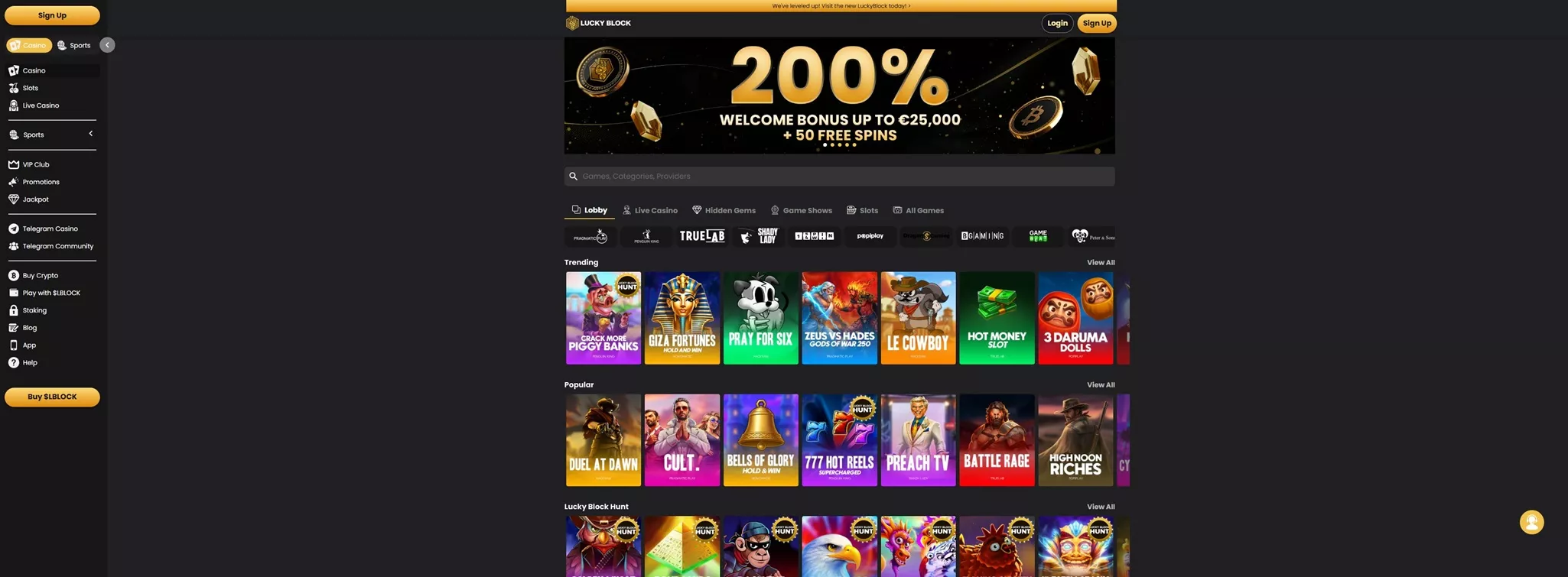 Lucky Block Review: Casino