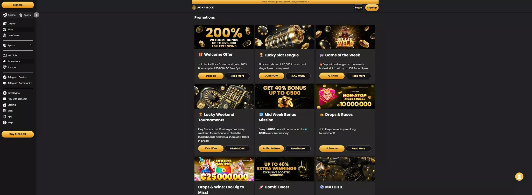Lucky Block Review: Bonuses and Promotions