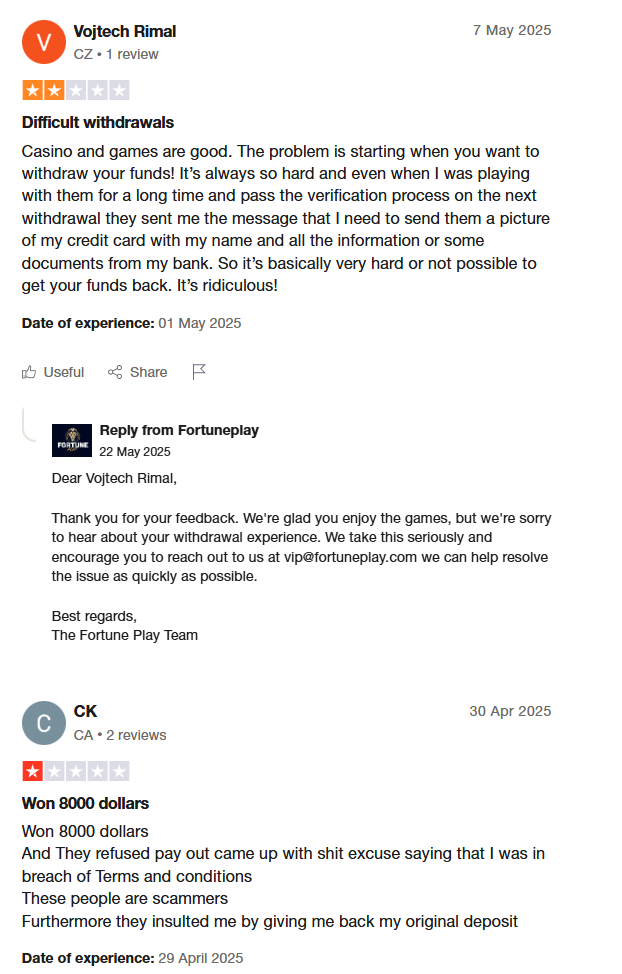 Fortuneplay crypto gambling scam