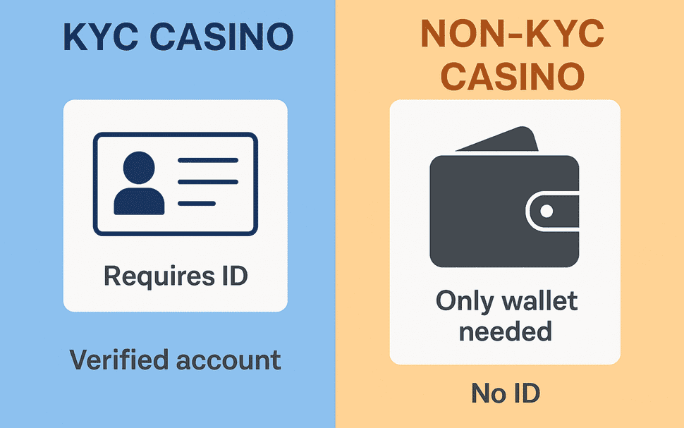 KYC vs Non-KYC Crypto Casino
