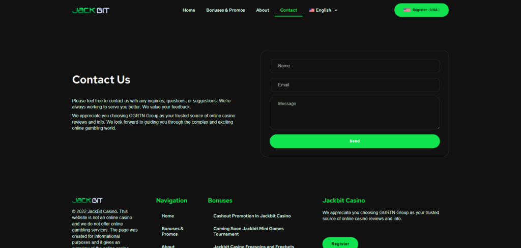 Jackbit Review: Customer Support
