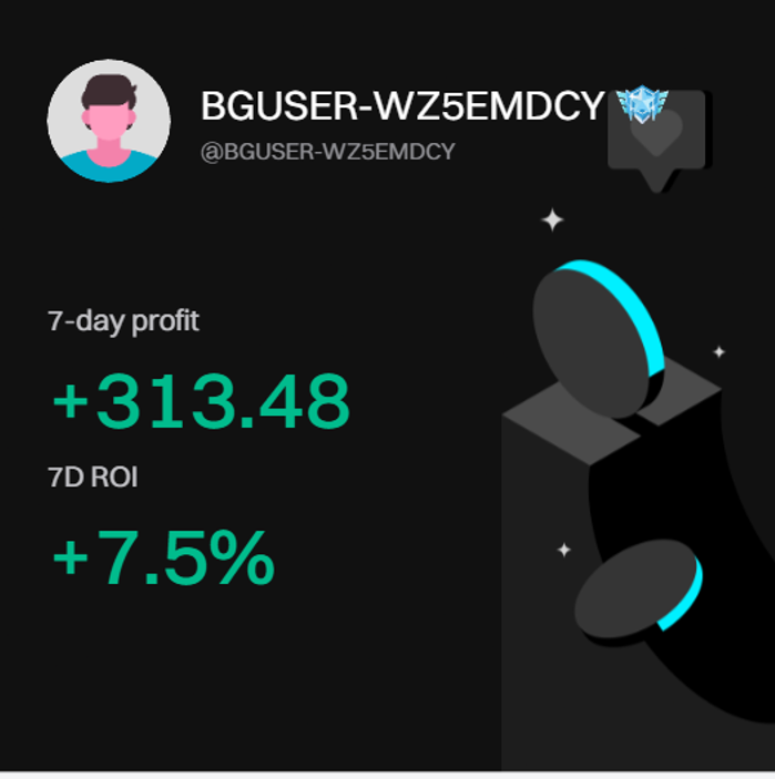 One of the most followed Bitget copy traders. Source: Bitget