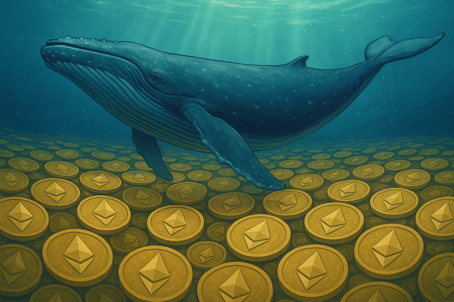 Whale swimming in a sea of Ethereum