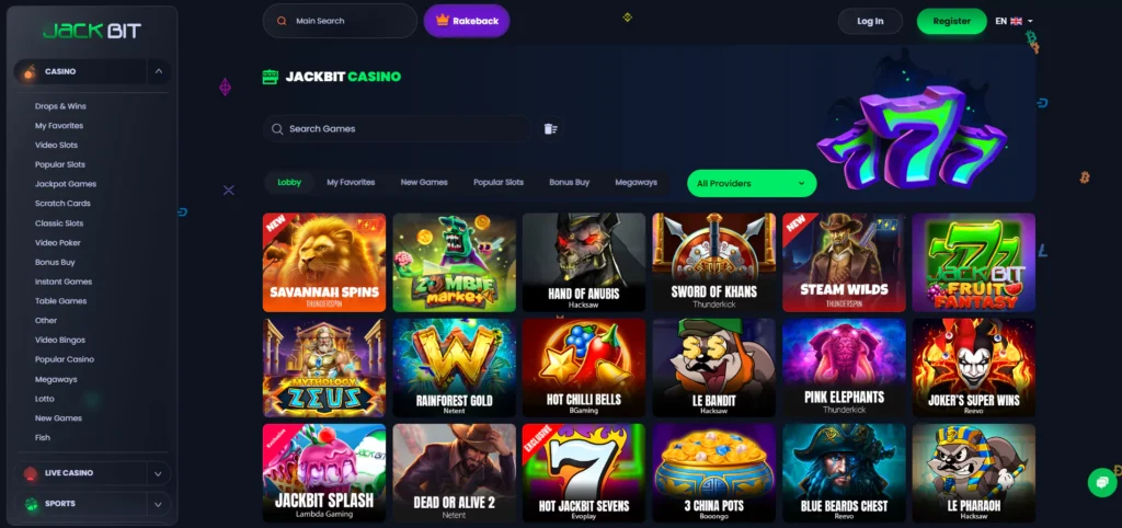 Jackbit Promo Codes: Casino