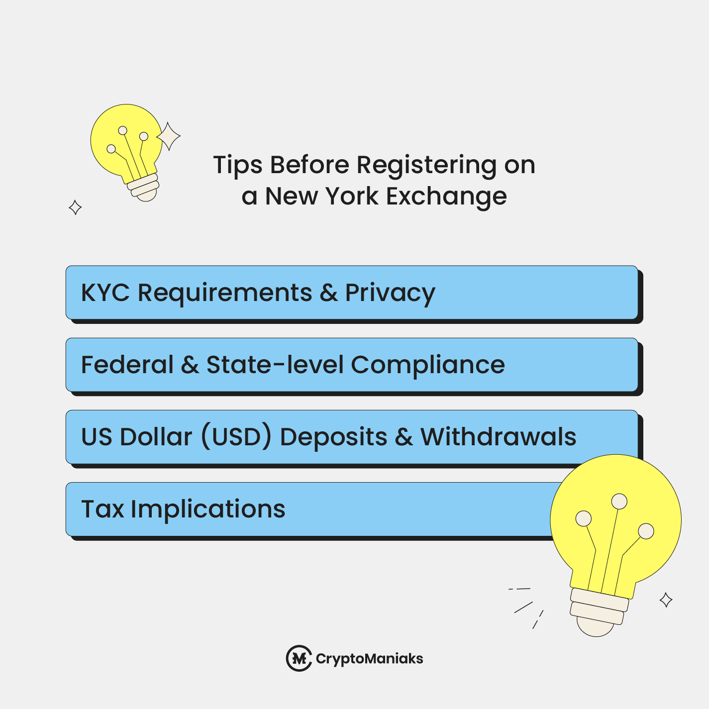 Tips before registering on a new york exchange