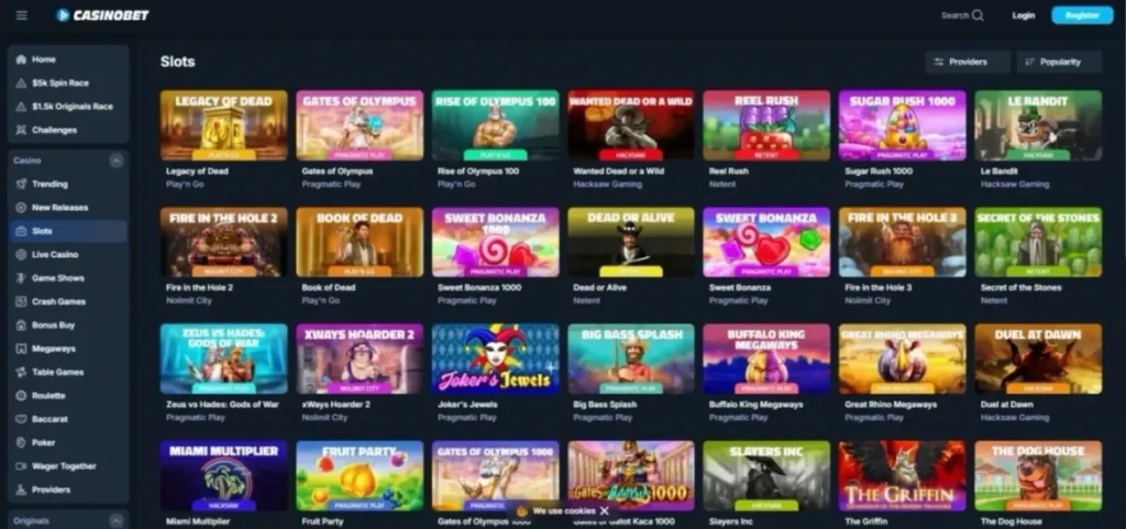 Casinobet Review: Casino