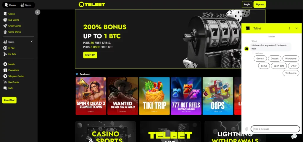 Telbet Review: Customer Service