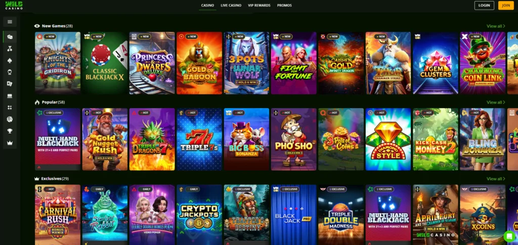 Wild Casino Promo Code: Casino