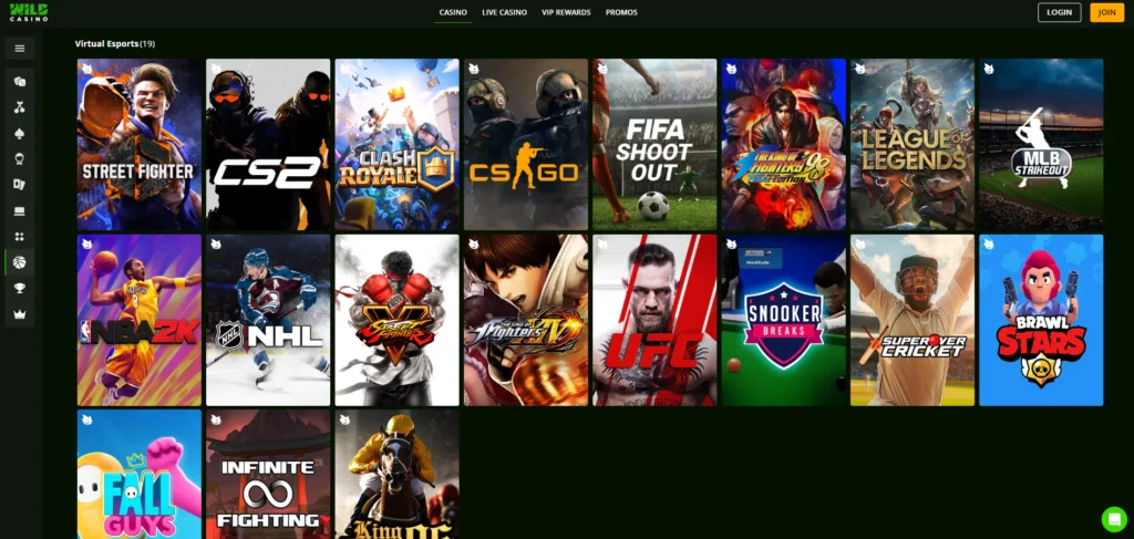 Wild Casino Promo Code: Virtual Sports