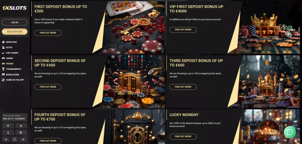 1xSlots Review: Bonuses and Promotions