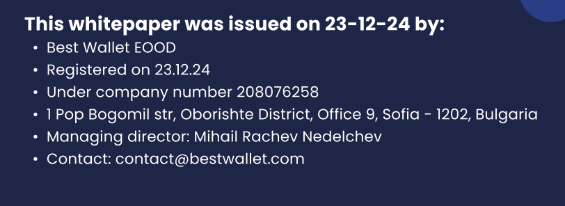 Best wallet token whitepaper info