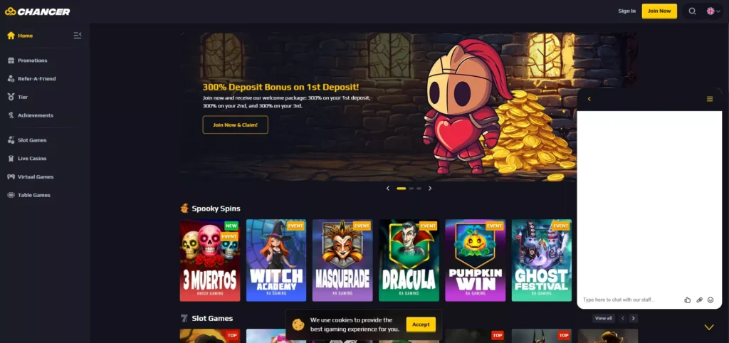 Chancer.bet Review: Customer Service