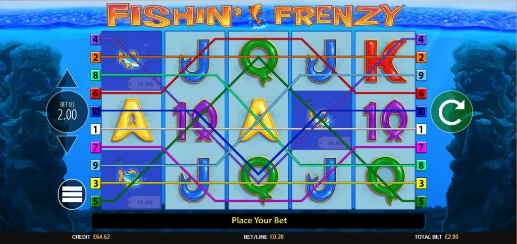 Fishin' Frenzy Slot Review: Reels