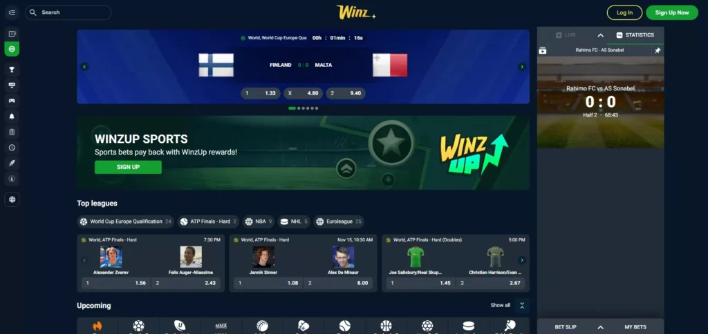 Winz Review: Sportsbook