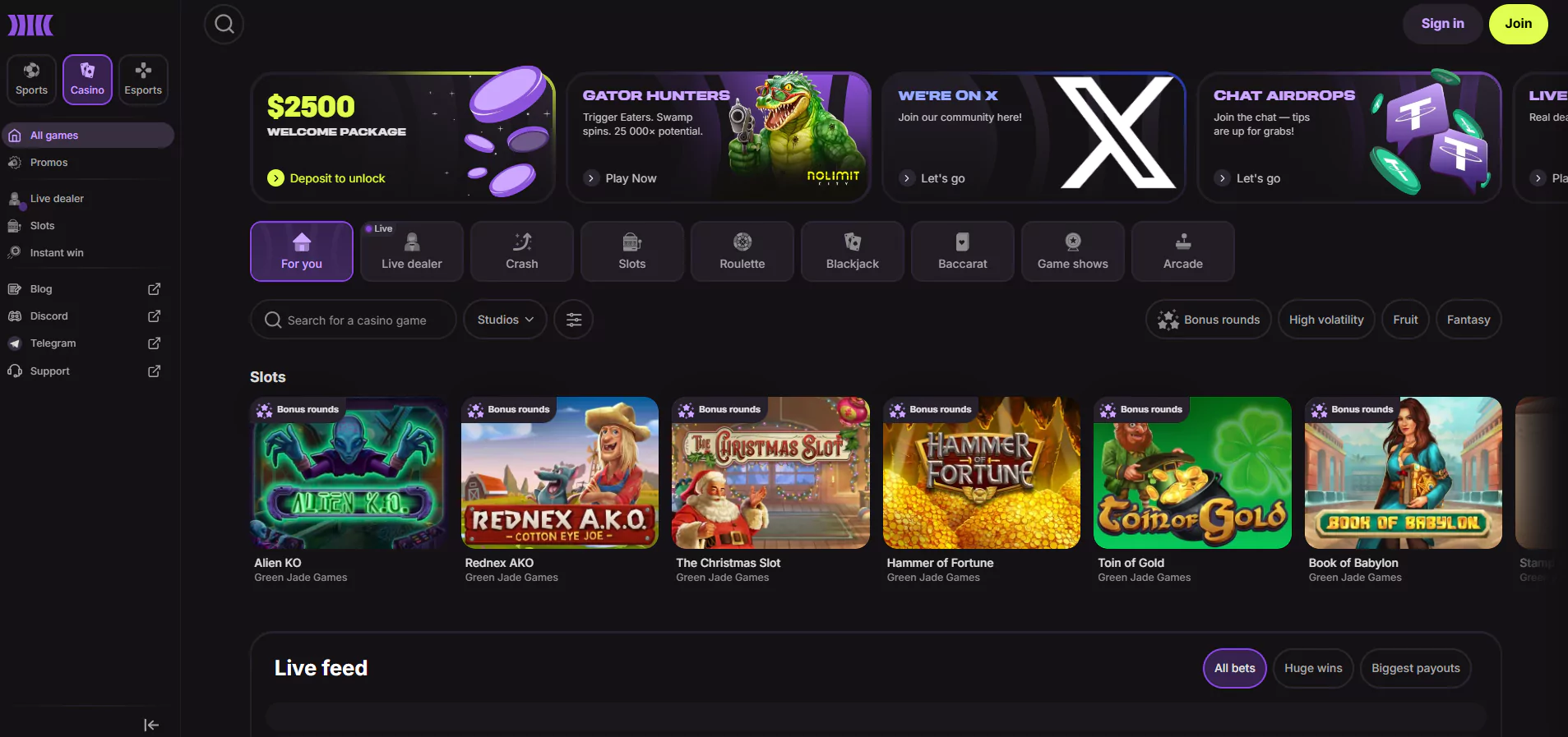 Cloudbet Promo Code: Casino
