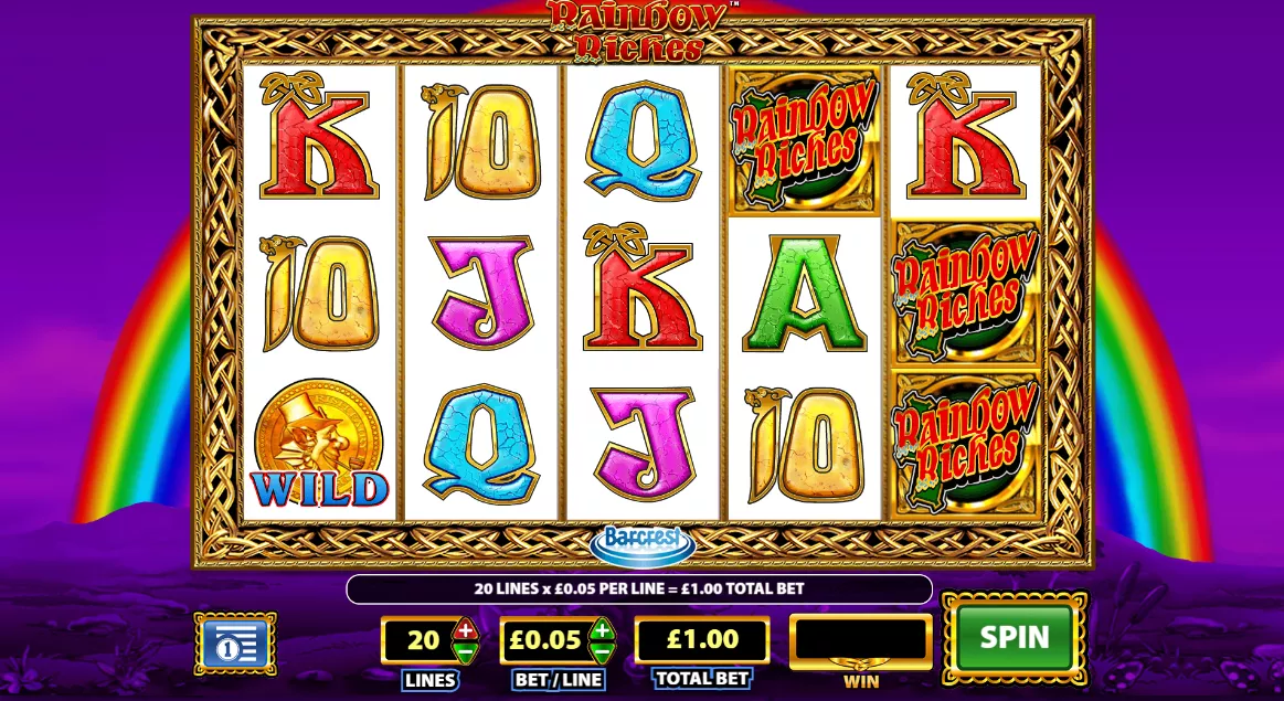 Rainbow Riches Slot Review: Gameplay